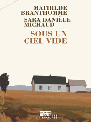 cover image of Sous un ciel vide